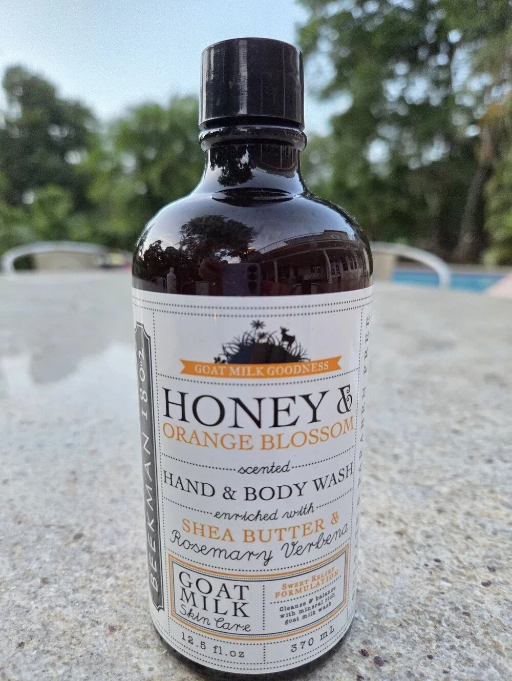 Beekman 1802 Honey & Orange Blossom bath and body duo featuring a fresh